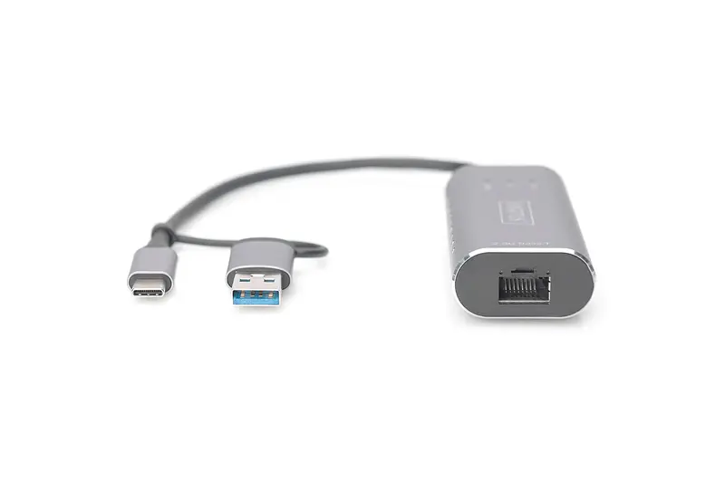 Адаптер Digitus USB-C/USB 3.0 - 2.5 Gbps Ethernet teh0018487 - фото 6