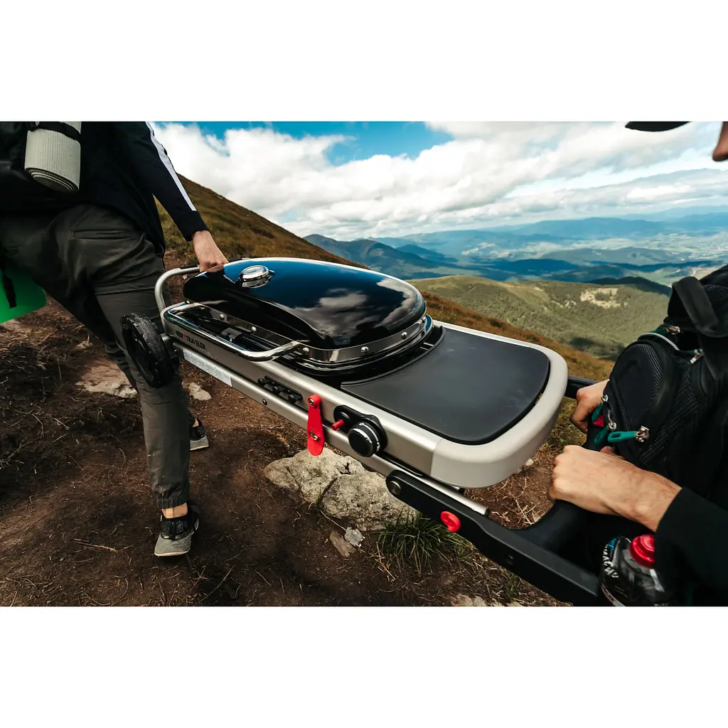Гриль газовий Weber Traveler чорний (9010075) - фото 13