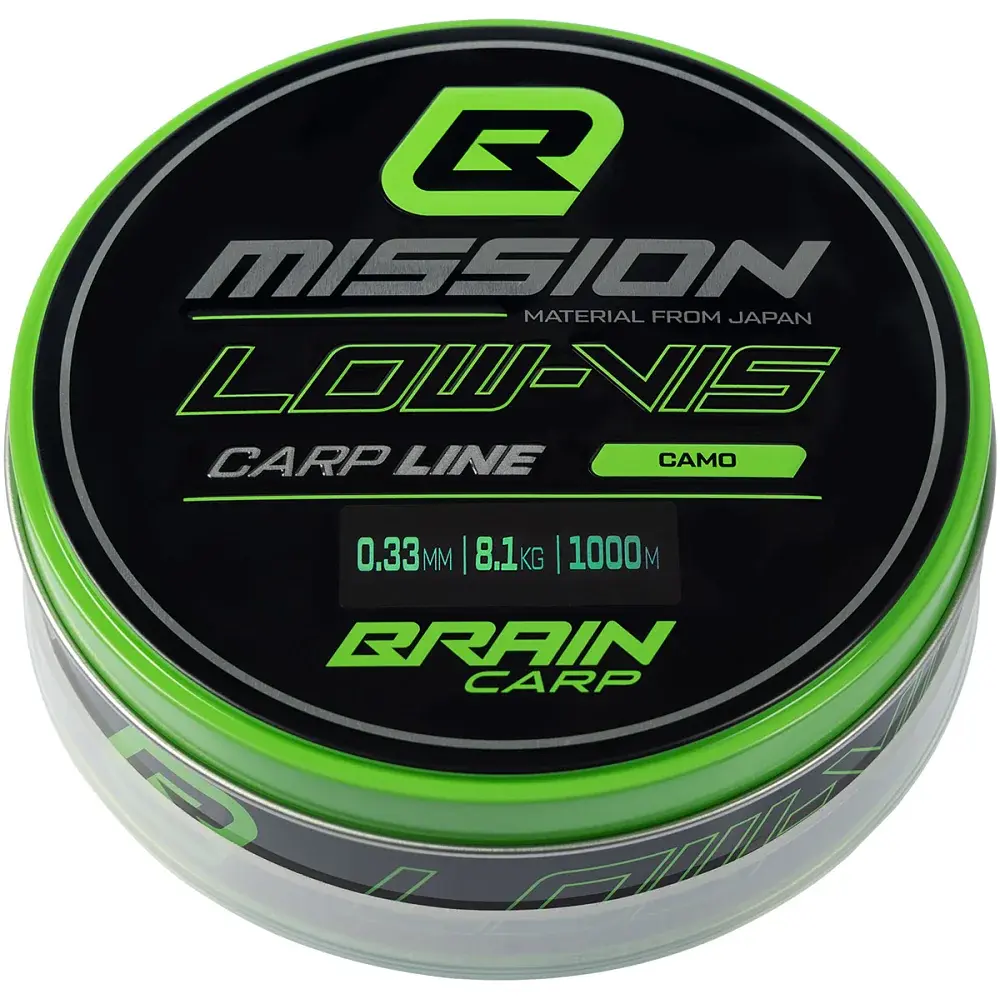 Волосінь Brain Mission Carp Line (Camo) 1000m 0.33mm 8.1kg - фото 2