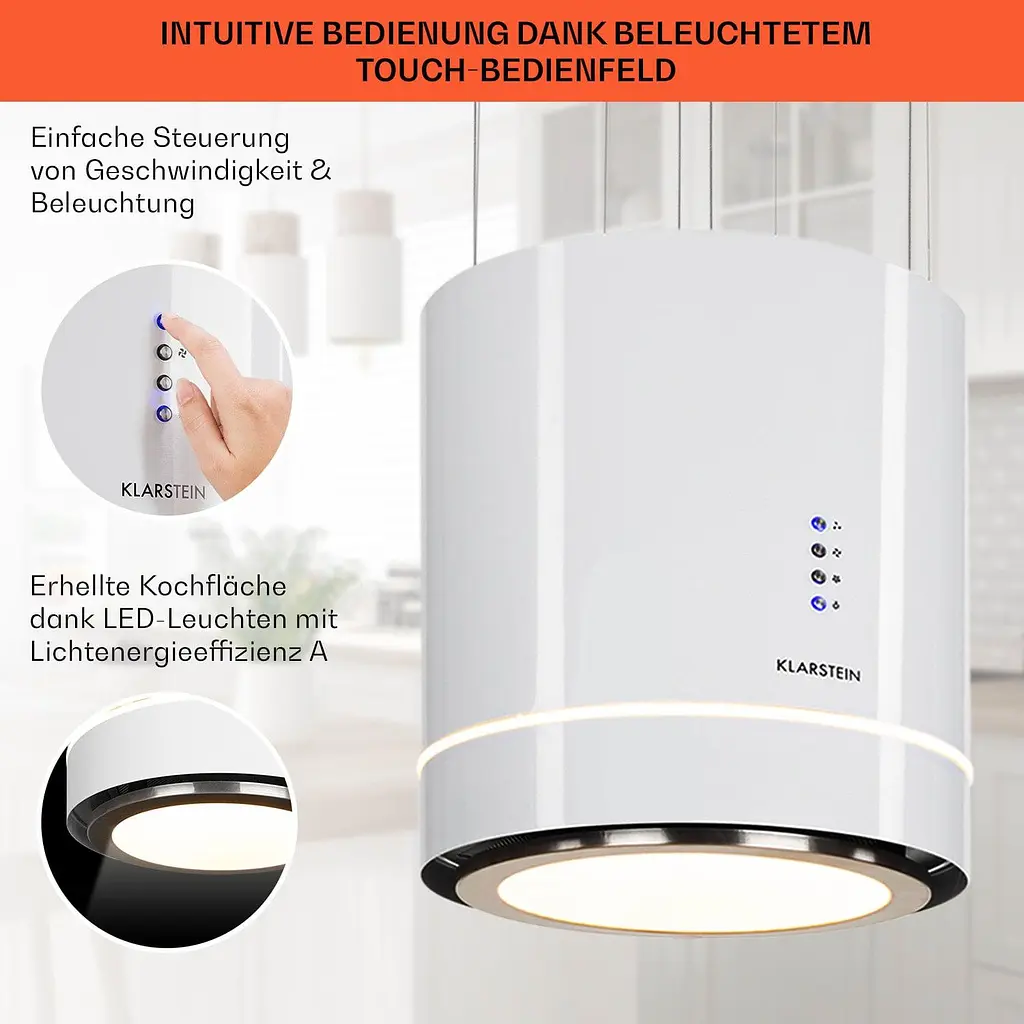 Островная вытяжка Klarstein Tron Ambience (10034214) - фото 4