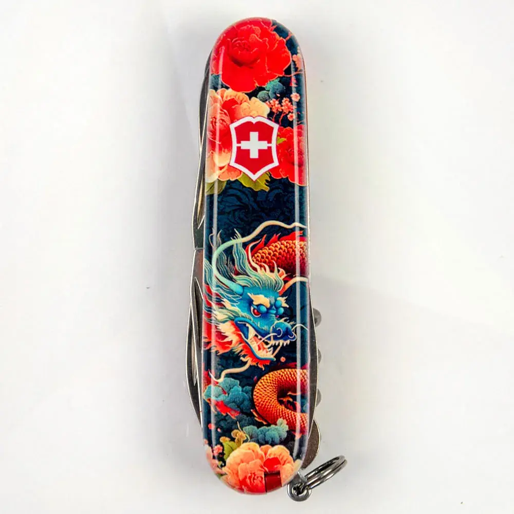 Ніж Victorinox Huntsman Zodiac 91 мм Китайський дракон (1.3713_Z3200p) - фото 9