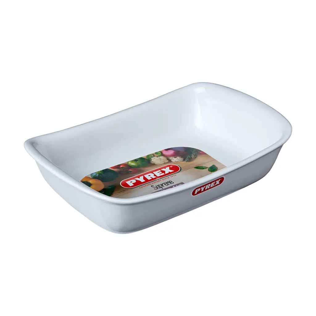 Форма для випікання Pyrex Supreme white прямокутна 30 х 20 см (SU30RR1/7646) - фото 2