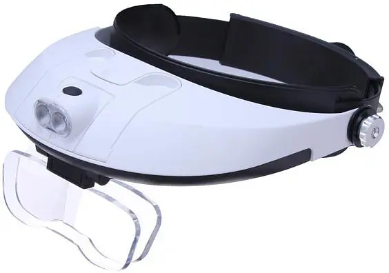 Бінокулярна лупа з Led-підсвіткою Magnifier 81001-G - фото 2