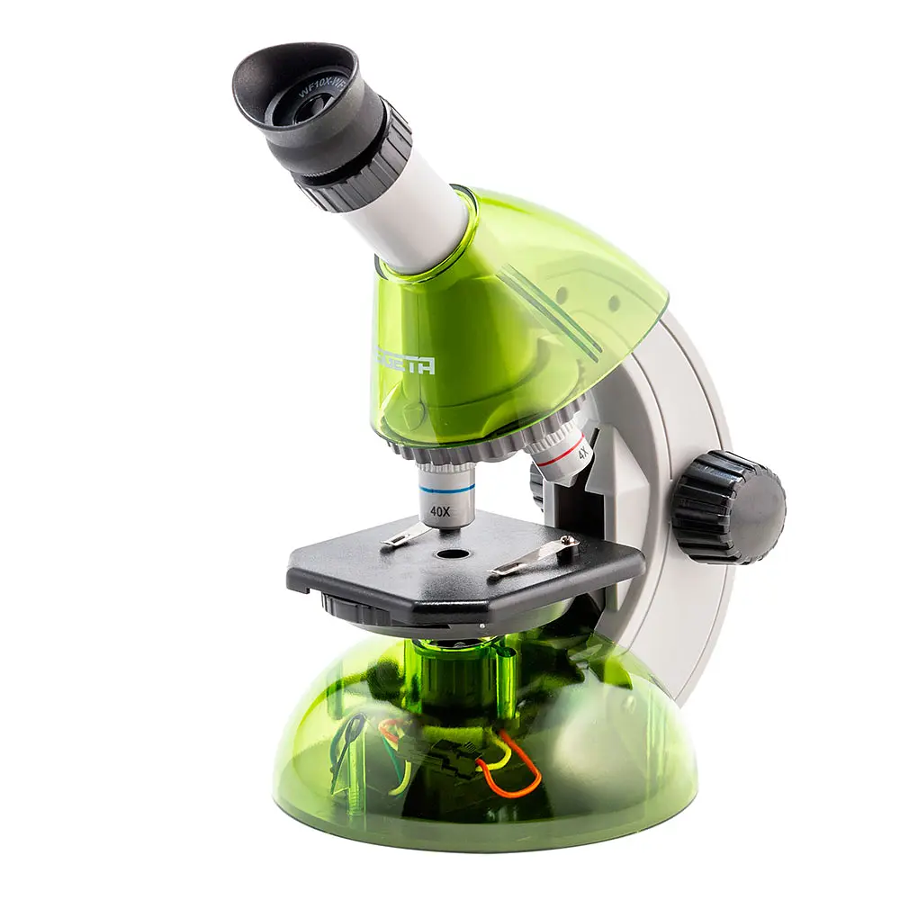 Микроскоп SIGETA MIXI 40x-640x GREEN (с адаптером для смартфона) - фото 2