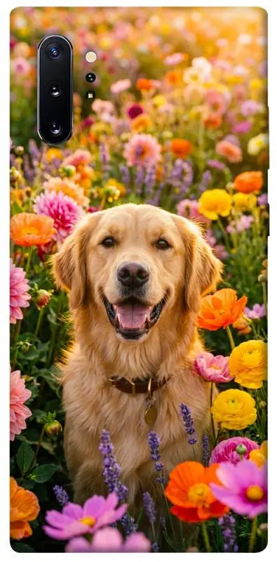 TPU чохол Demsky Flowery labrador для Samsung Galaxy Note 10 Plus