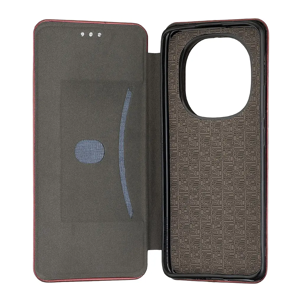 Чохол-книжка Standart Xiaomi Redmi Note 14 Pro 4G Wine Red - фото 2