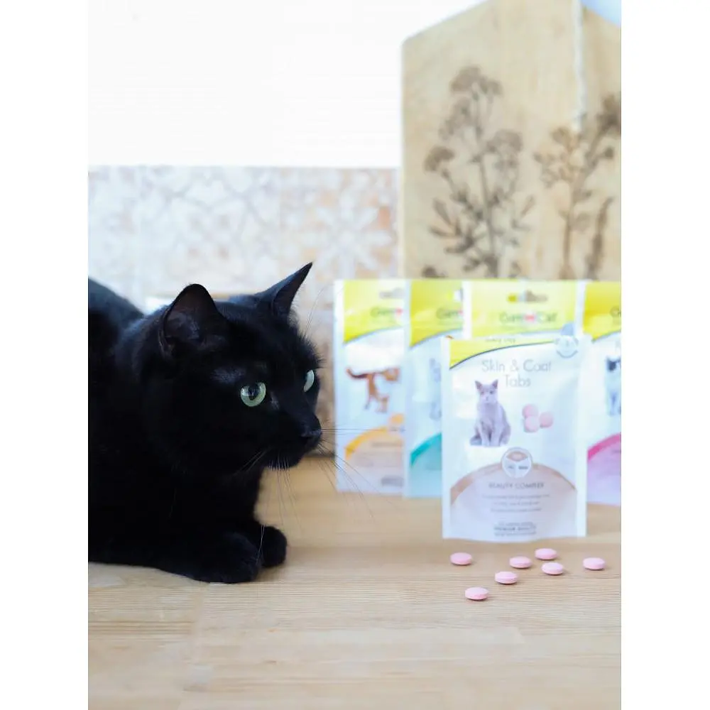 Ласощі для котів GimCat Skin & Coat Tabs 40 г (для шкіри та шерсті) - фото 5
