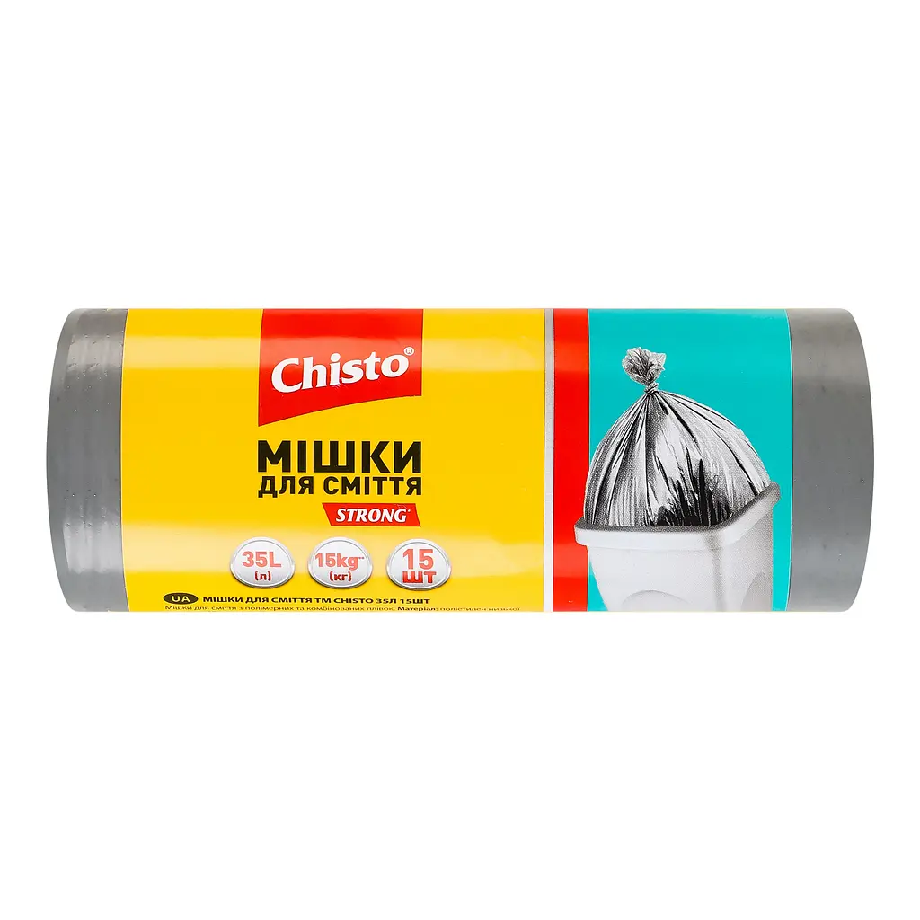 Мішки для сміття Chisto Strong, 35 л, 15 шт. - фото 2