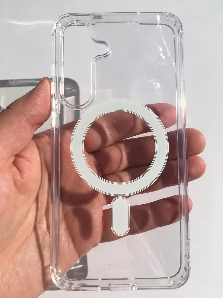 Чохол протиударний для Samsung Galaxy S25 FE (S731) Clear Case Ultra Hybrid with MagSafe Прозорий - фото 4