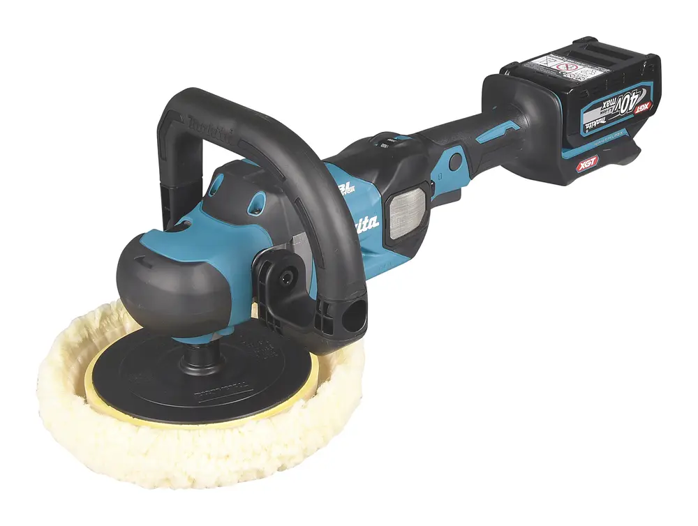 Шліфмашина полірувальна акумуляторна Makita PV001GM101 (180 мм, 600-2200 хв-1, BL, XGT) - фото 4