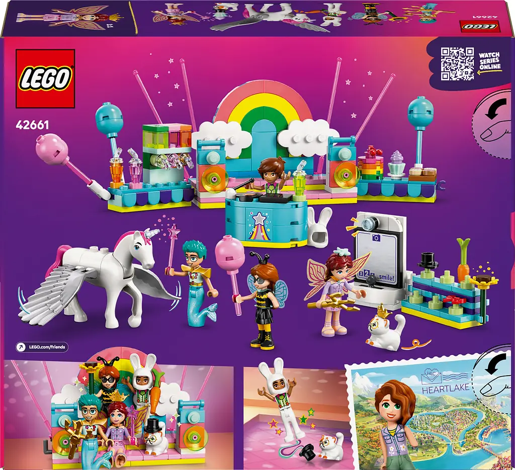 Конструктор LEGO Friends Костюмированная вечеринка с единорогом и феей 261 деталь (42661) - фото 21