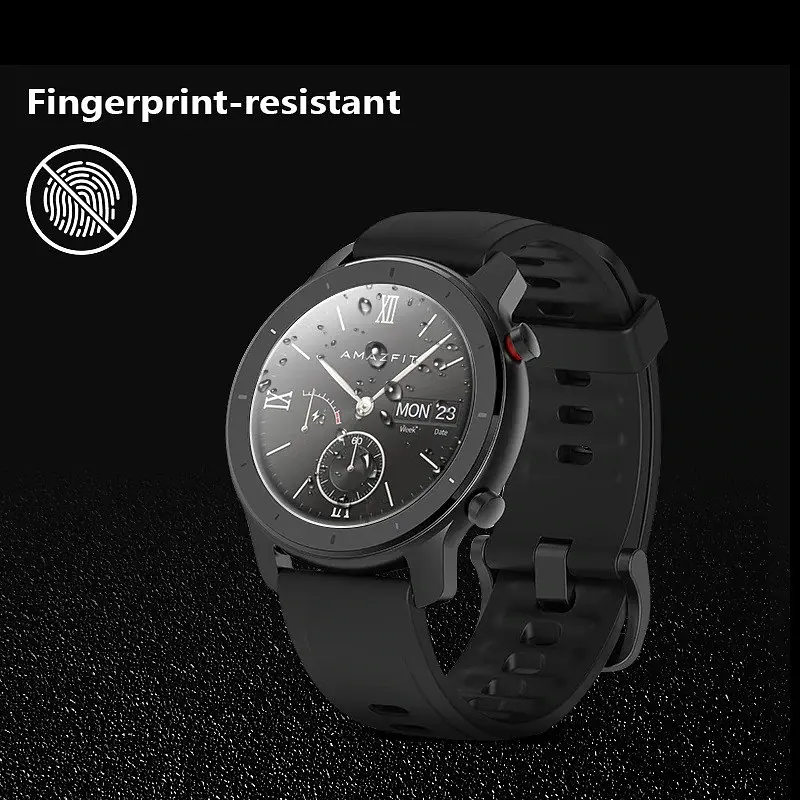 Закаленное защитное стекло VSKEY для часов Amazfit GTR 42 мм, диаметр 32,5 мм - фото 6