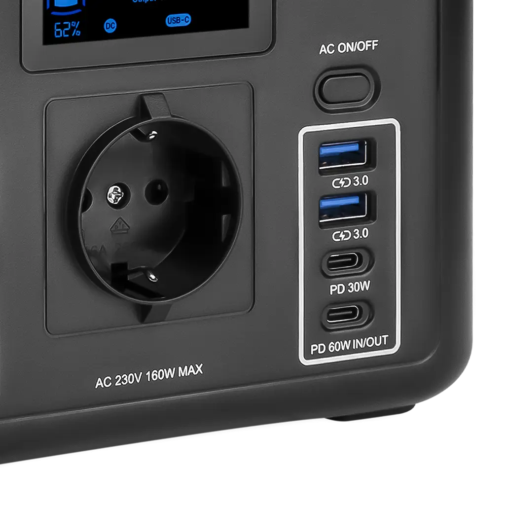 Багатофункціональна портативна зарядна станція LP CHARGER 160 (160W, 204Wh) - фото 6