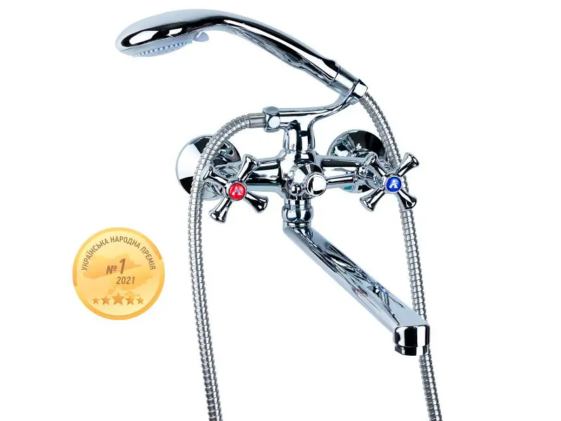 Змішувач для ванни з довгим виливом Aquatica PL-5C255C