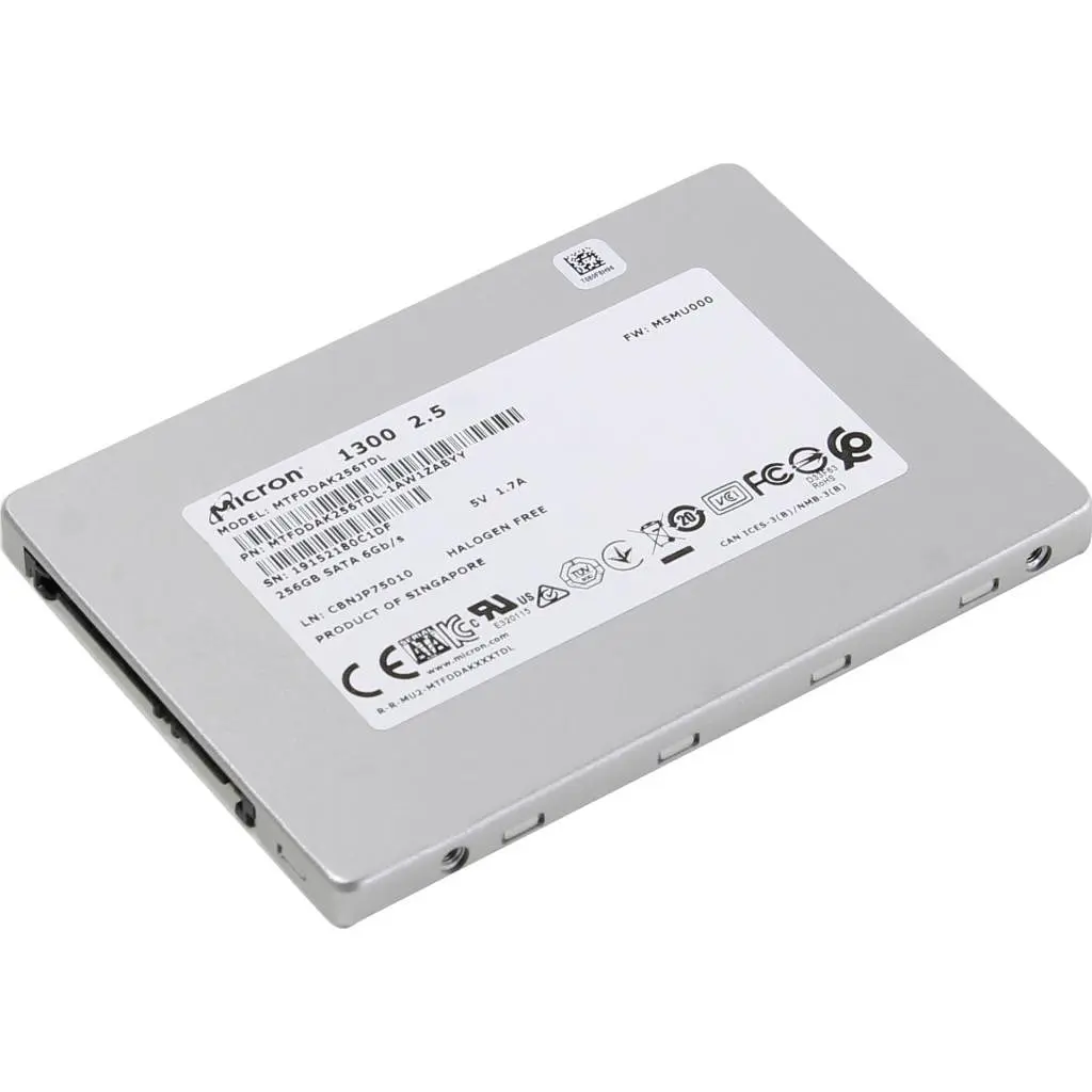 Накопичувач SSD Micron Sata 2.5" 256Gb (MTFDDAK256TDL) Б/в - фото 2