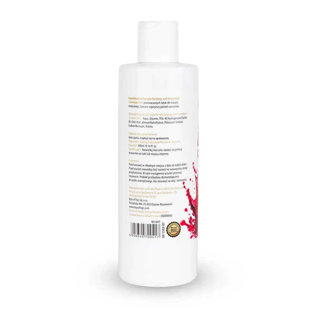 Лубрикант Boys Of Toys MyLove Aroma Series IntimMassage Cherry 2в1 та масажний гель, 300 мл - фото 6