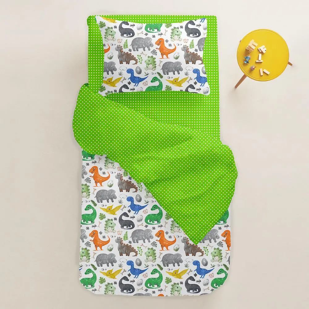 Дитяча постільна білизна в ліжечко ORANGE DINO COSAS (4822052085714) - фото 2