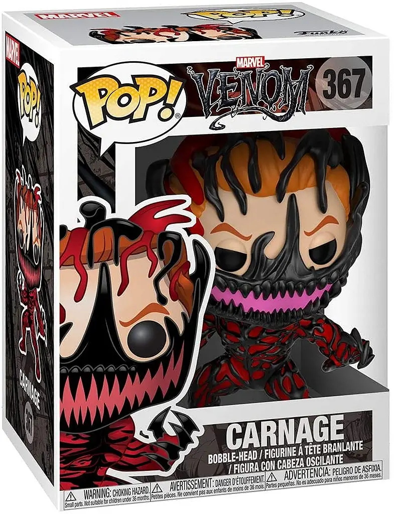 Фигурка Funko Pop Marvel Venom Carnage Веном Карнадж 10 см (FP MV C 367) - фото 3