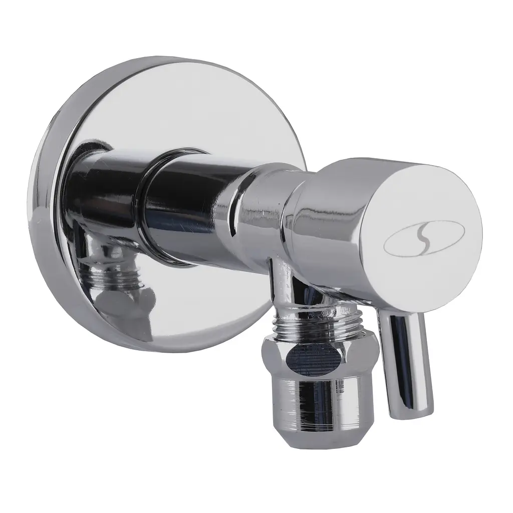 Кран напівобертовий кутовий з цангою Solomon 1/2″х 3/8″ Lazer 7076 000002250 - фото 6