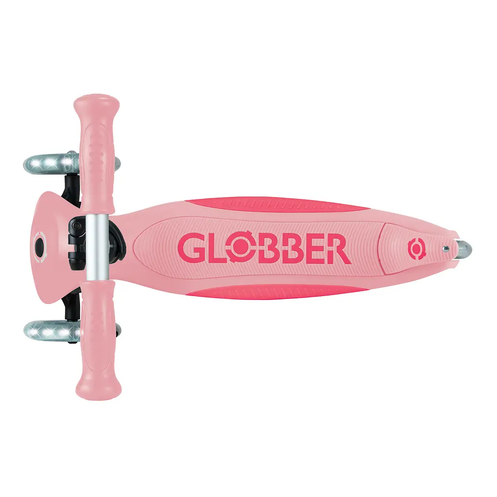 Самокат Globber Elite Lights колеса з підсвіткою 50 кг пастельно-рожевий (439-710-3) - фото 5