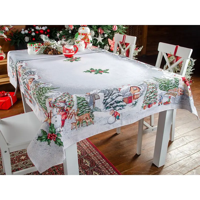 Скатертина Lefard Home Textile Cottage гобеленова 180х140 см (732-206) - фото 4