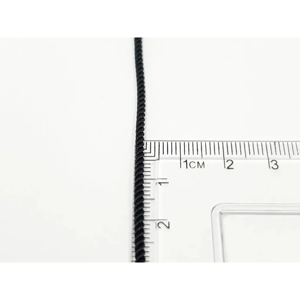 Ювелирный шелковый шнурок Tango с золотыми вставками. 950103 40 - фото 3