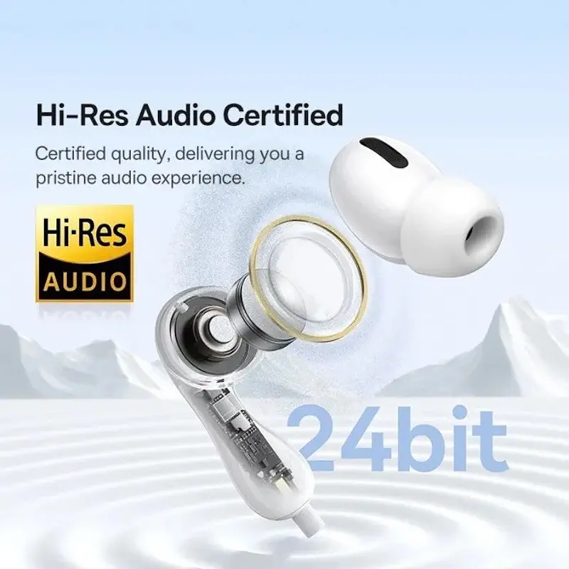 Навушники Baseus Encok HZ20 WiЧервоний Earphones Moon білий - фото 2
