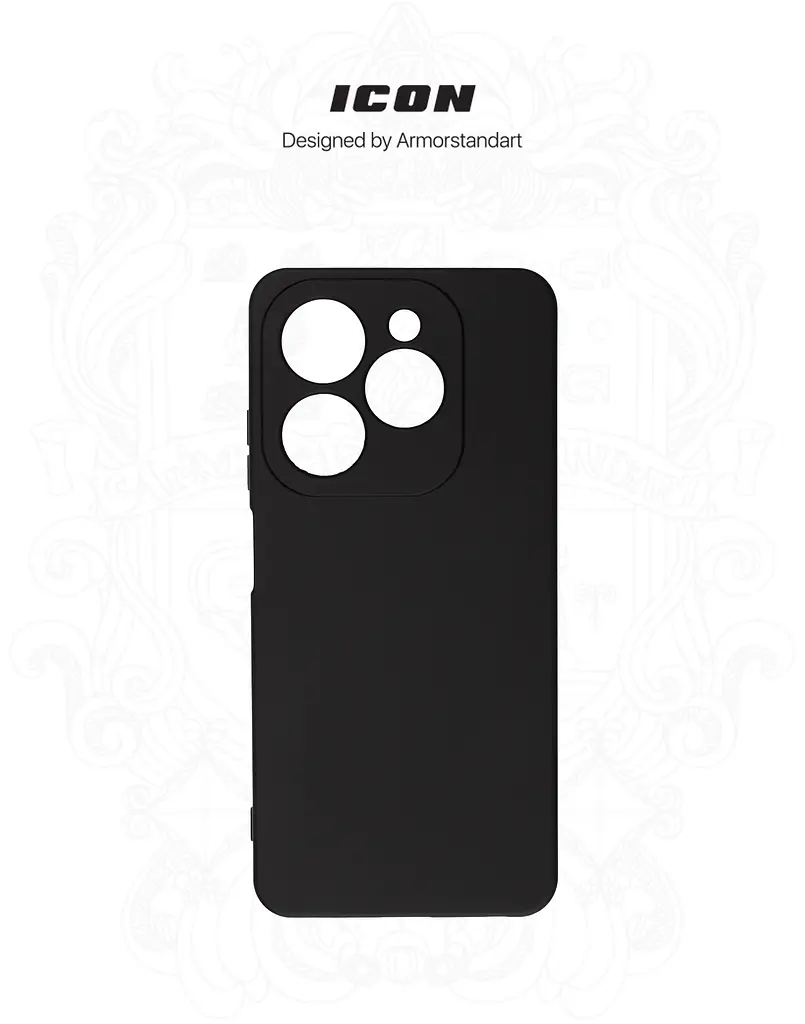 Чехол ArmorStandart ICON для Infinix Hot 40i Camera cover Black (ARM79057) - фото 3