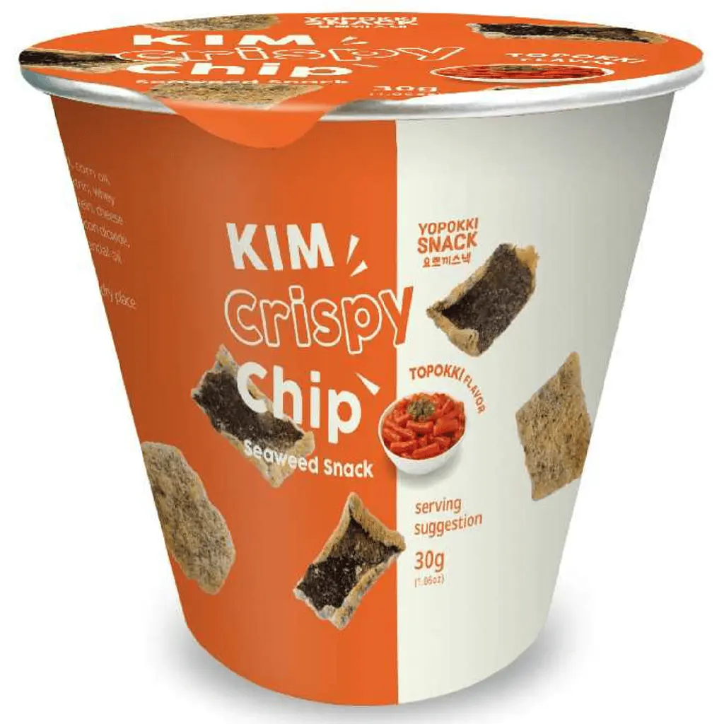 Чіпси Yopokki Snack Seaweed Kim Crispy Chip Topokki 30г - фото 2