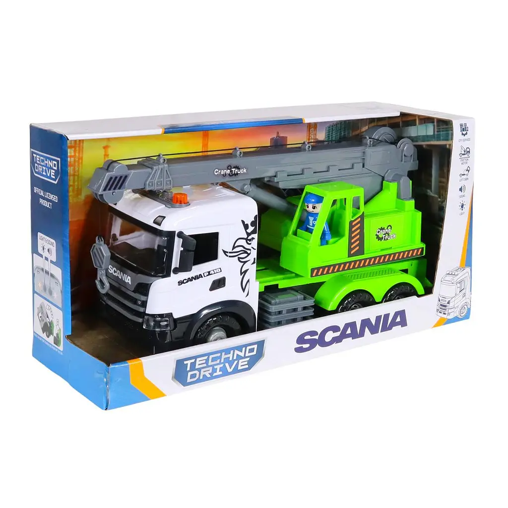 Автомодель серії "Mid Truck" – АВТОКРАН SCANIA (світло, звук) TechnoDrive 3006KS - фото 7