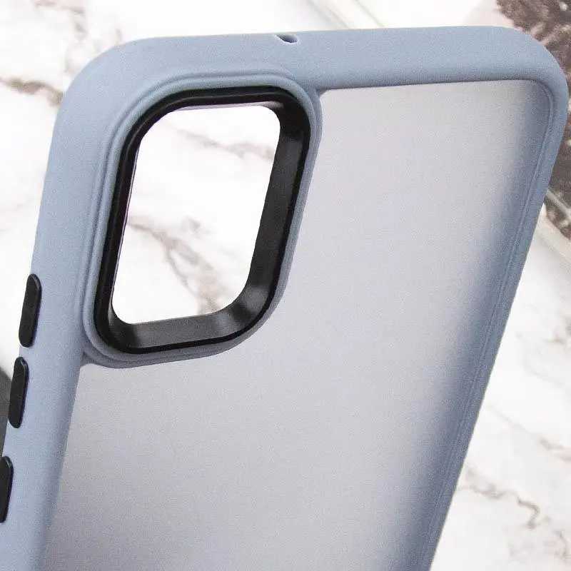 Чохол TPU+PC Lyon Frosted для Samsung Galaxy A07 Sierra Blue - фото 5