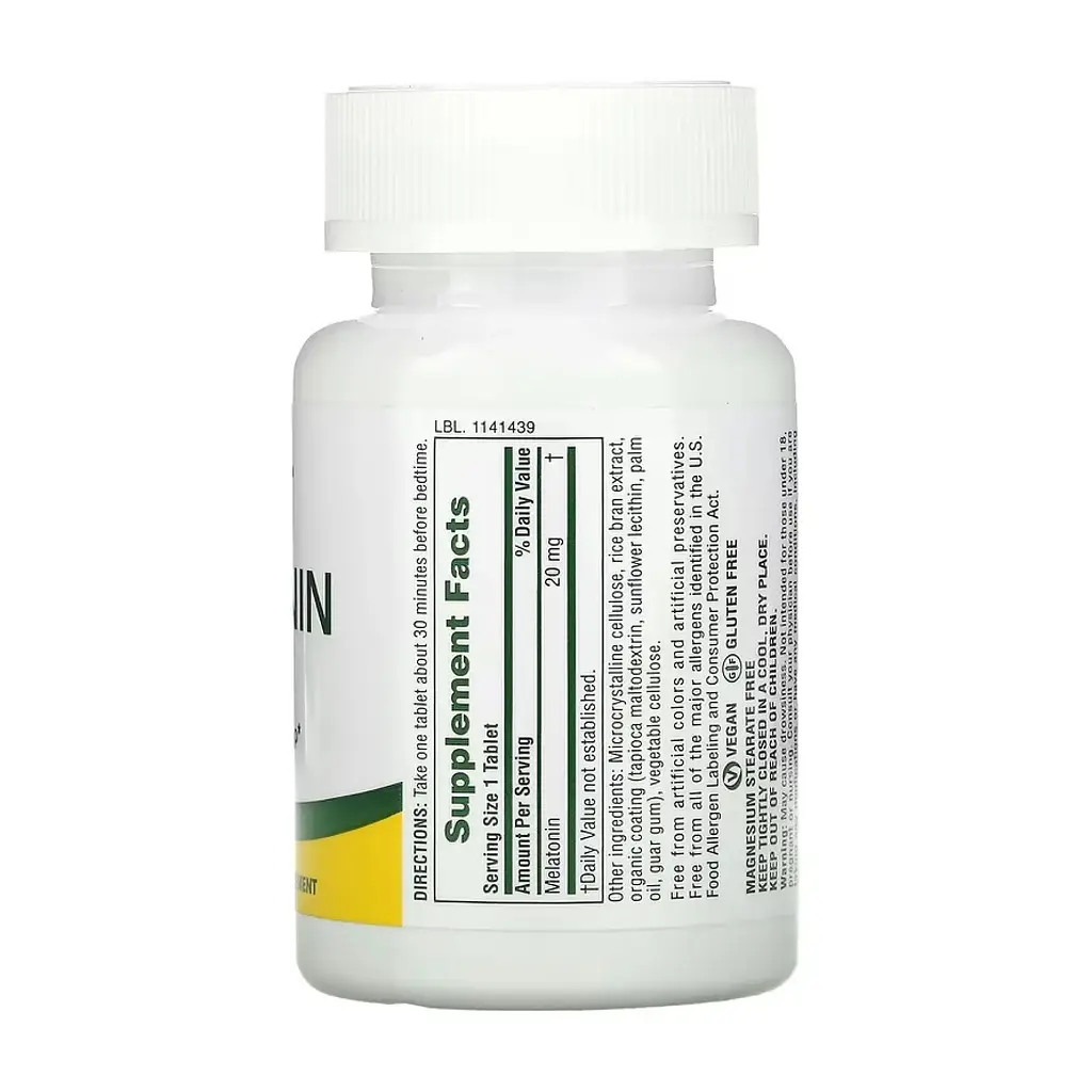 Мелатонін NaturesPlus Melatonin 20 mg 90 tabs (1086-2023-10-2378) - фото 2