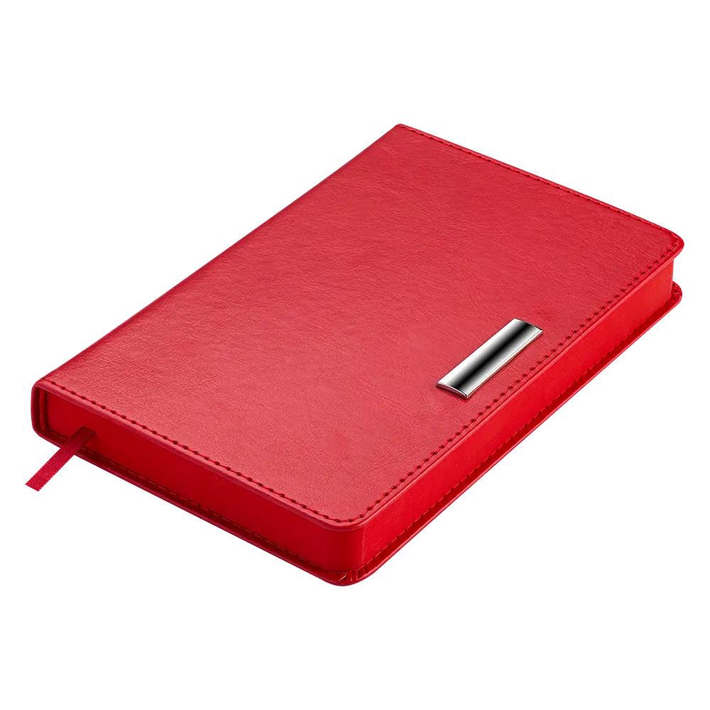 Щоденник недатований Buromax Salerno A6 штучна шкіра 336 сторінок червоний (BM.26030-05) - фото 4