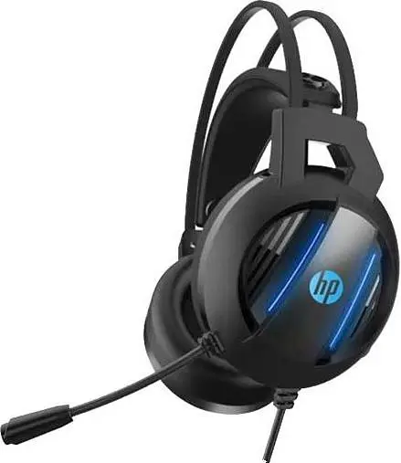 Навушники HP DHE-8001 USB+3.5 мм LED чорні (DHE-8001)