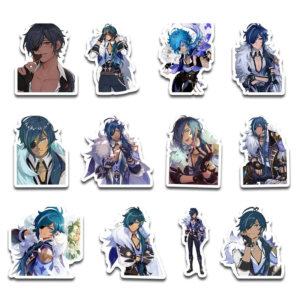 Стікерпак GeekLand Genshin Impact Kaya 45 штук (SP GI KY 01) - фото 3