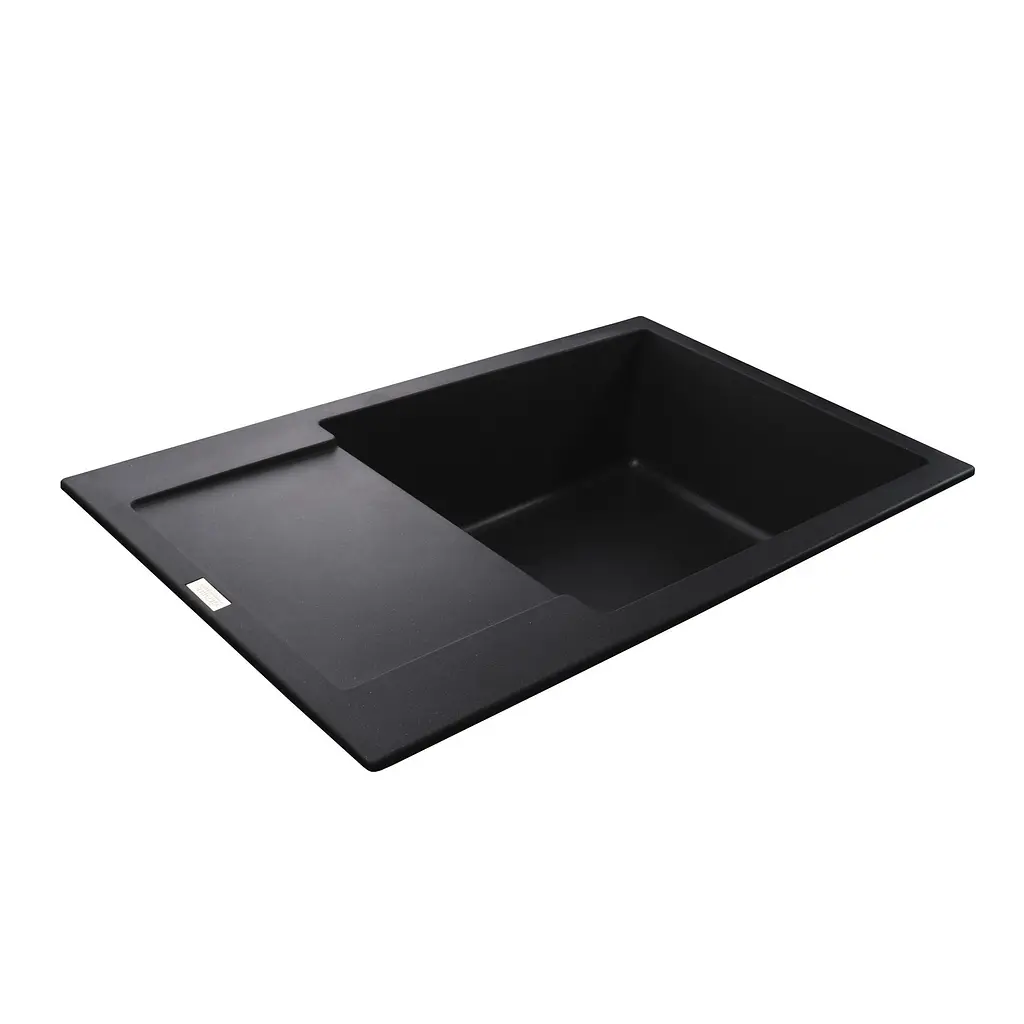 Гранитная мойка Globus Lux Malabi черный 780х500мм-А0001 - фото 3