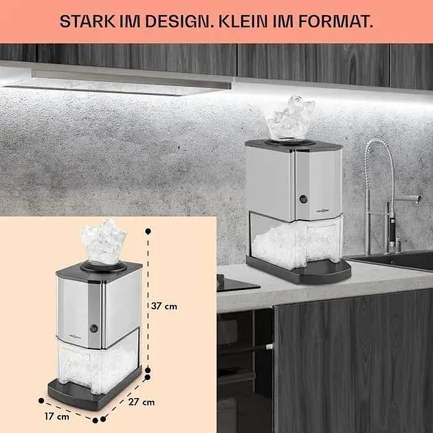 Измельчитель для льда OneConcept Ice Crusher серый (10028440) - фото 2