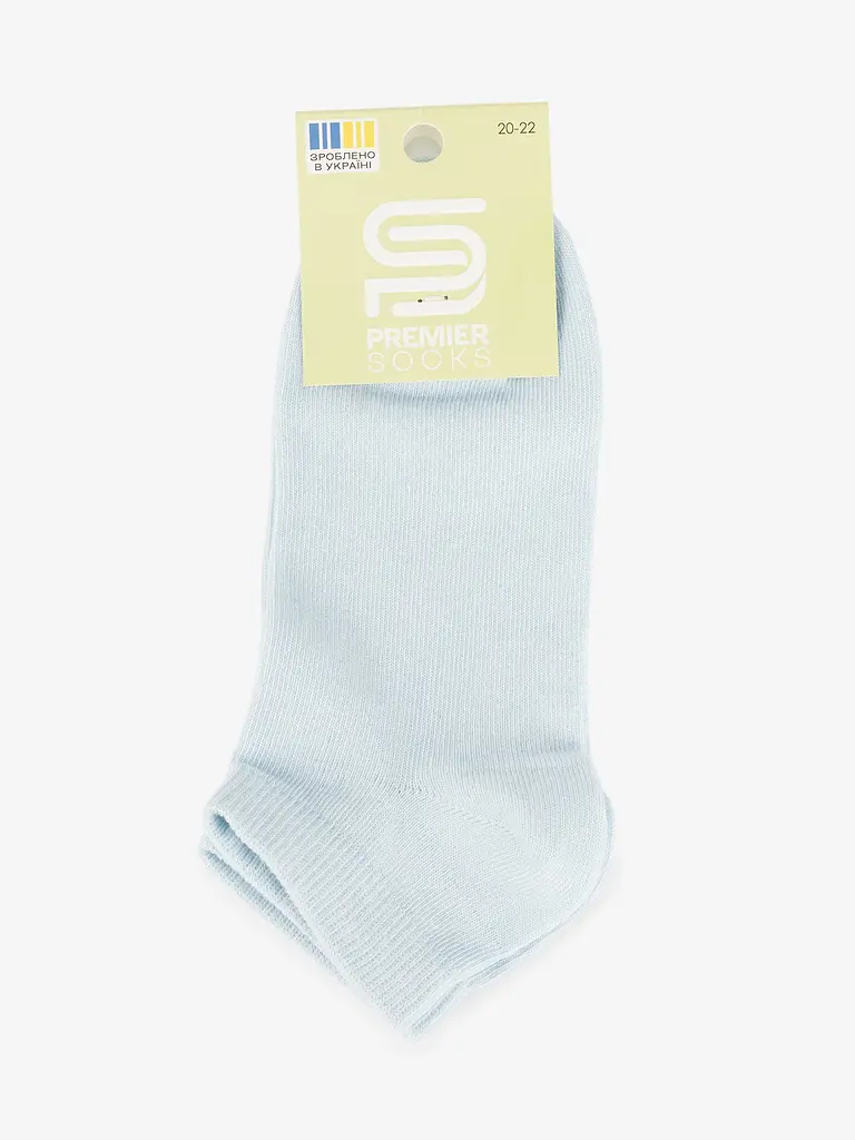 Шкарпетки короткі для дівчинки PremierSocks 16Д-3 20-22 Світло-блакитний (4820203397020) - фото 3
