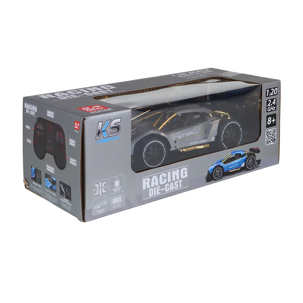 Автомобіль на радіокеруванні KS Drive Extreme Racing сріблястий (SL-8212ARHS) - фото 10