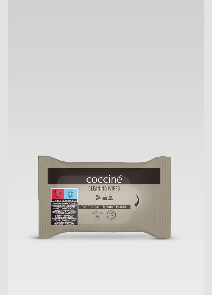 Серветки для чищення взуття — Coccine Cleaning Wipes (15 шт)