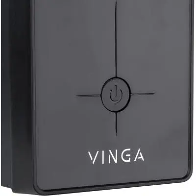 Пристрій безперебійного живлення Vinga LCD 800VA metal case (VPC-800M) - фото 4