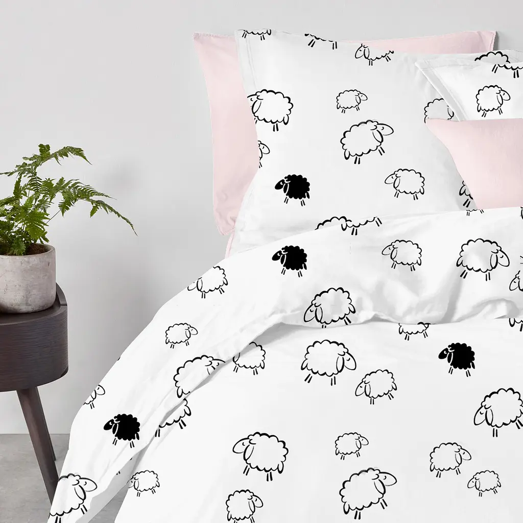 Підковдра євро 220х240 SHEEP DARK BLACK COSAS (4822052279274) - фото 2