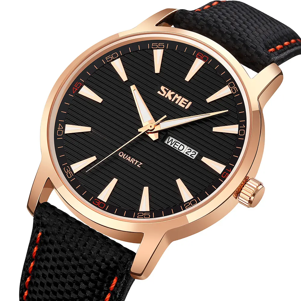 Чоловічий наручний годинник 9303RGBK Rose Gold-Black Skmei acs0029773 - фото 2