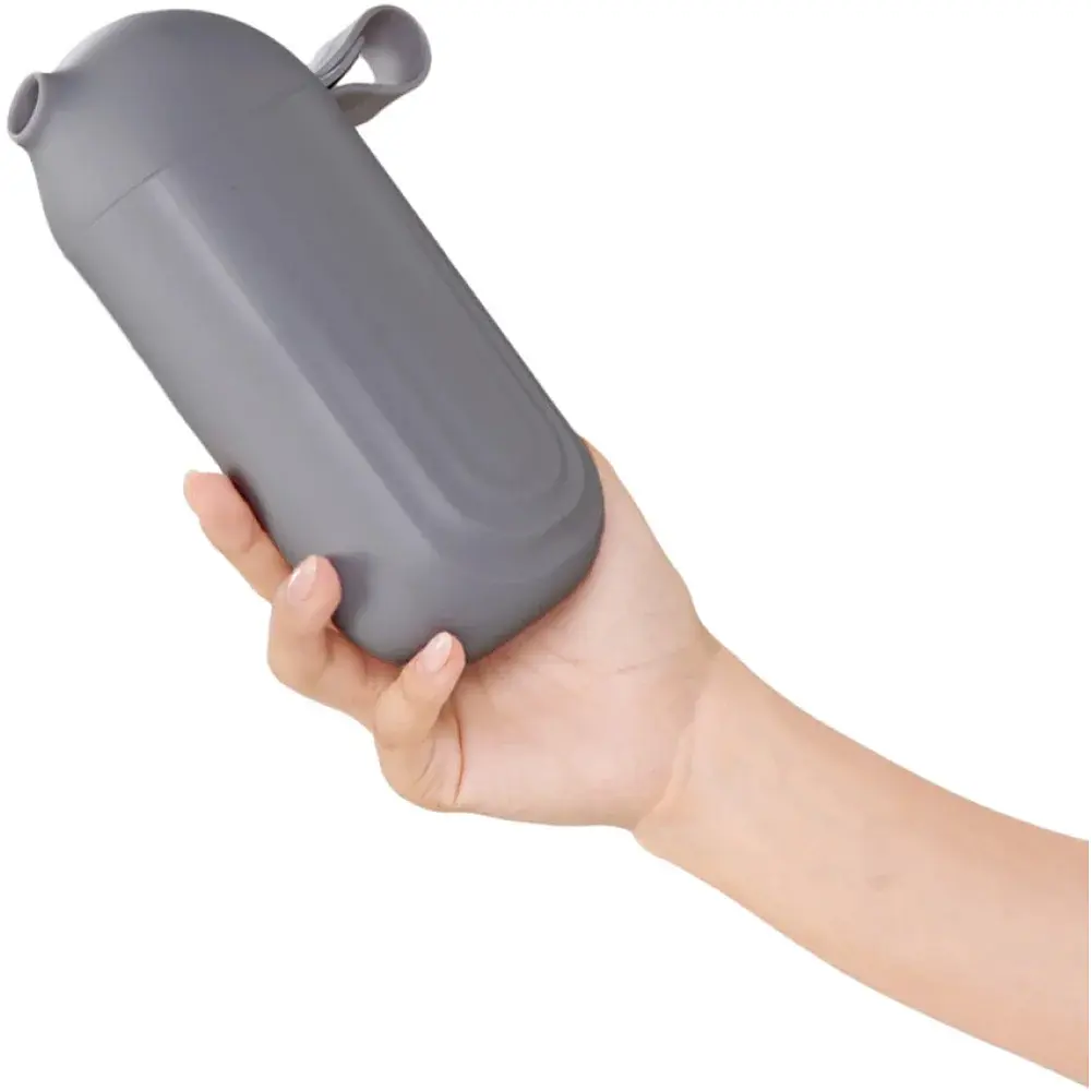 Подушка надувна Naturehike CNK2550WS040 з чохлом для надування Gray - фото 2