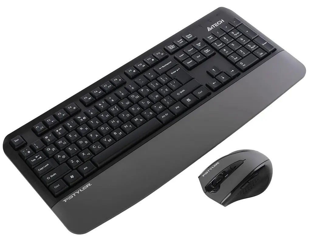 Комплект (клавиатура и мышь) A4Tech Fstyler FG2500S Plus Grey - фото 4
