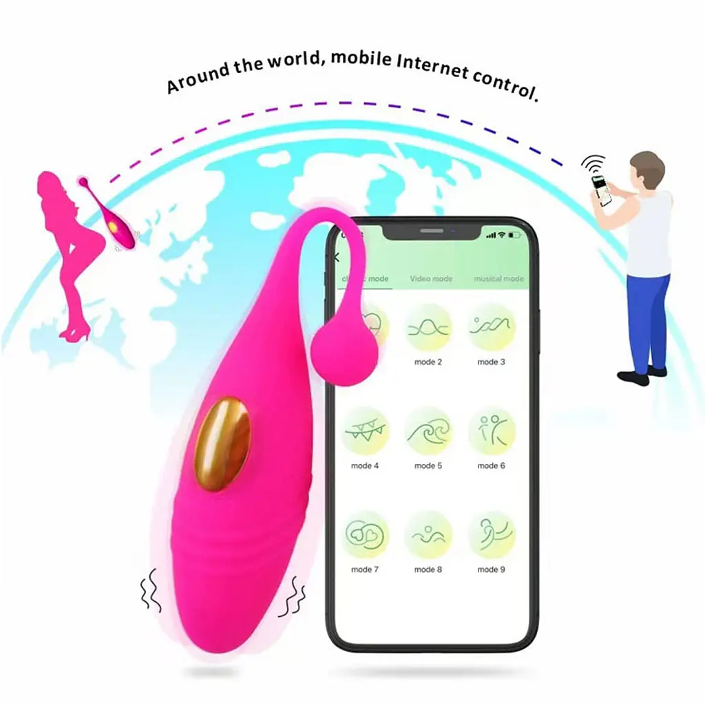Вібро яйце APP Віброяйце Фіолетовий 887-2 (app) - фото 10