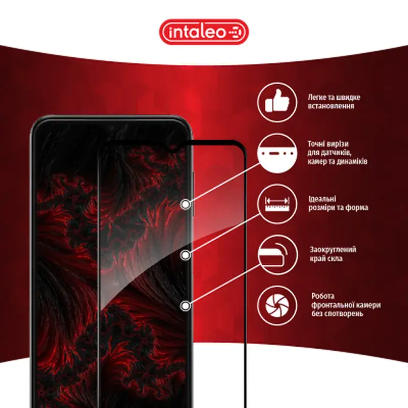 Скло захисне Intaleo Samsung A13 4G (1283126524240) - фото 2