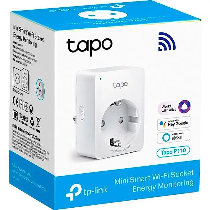 Розумна розетка Tapo P110 1-pack [157861] - фото 3
