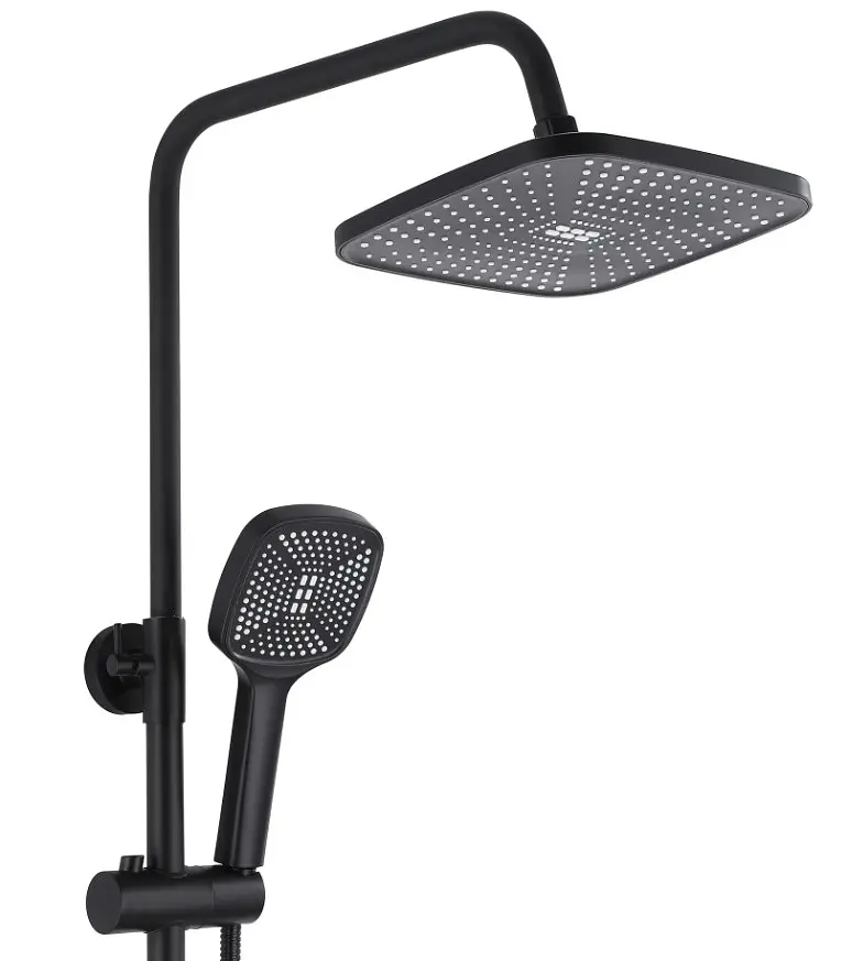 Душевая система Rea Argus black с изливом REA-P2389, Черный матовый - фото 3