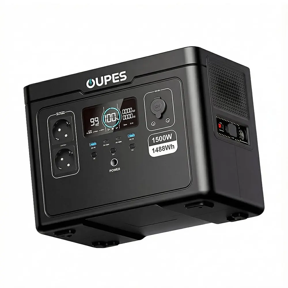Портативна зарядна станція OUPES S015 (Exodus) 1500W 1488Wh LiFePO4 (42-00309) - фото 5